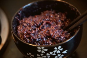 The practice measure of sandwich of pocket violet rice 2