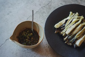 Talk about a day to make food 001 evaporate aubergine of Zhang Qian match plain flavour to dip in the practice measure of makings 7