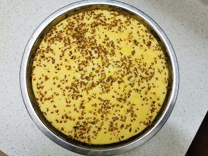 The practice measure of cake of evaporate of sweet-scented osmanthus of 100 sweet fruit 8