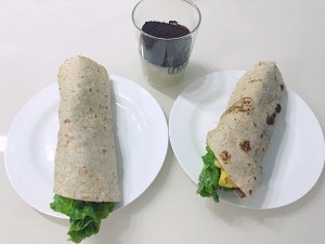 The practice measure of cake of low fat complete Mai Juan 6