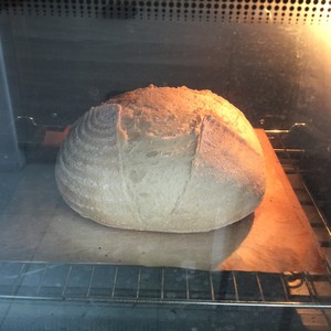 The practice measure of bread of natural yeast whole wheat 2