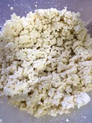 The practice measure of fried dumpling of element of pumpkin bean curd 2