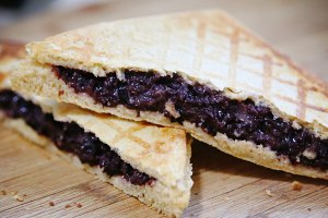 The practice measure of sandwich of pocket violet rice 6
