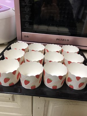 Paper cup cake the practice measure of the quantity of cake of wind of 8 inches of relative 20