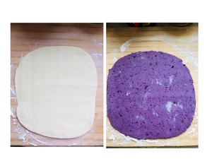 The practice measure that suckles steamed bread of sweet violet potato 5