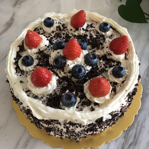 Black wood cake, the practice measure of a few butter edition 8
