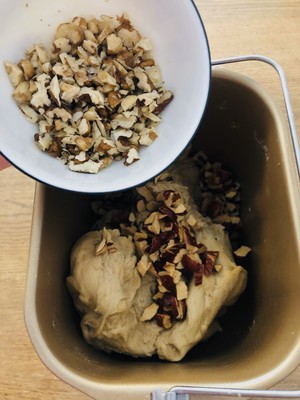 The practice measure of steamed bread of brown sugar of walnut of red jujube of save labour edition 7