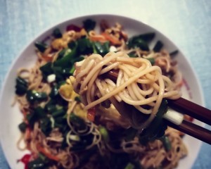 The practice measure of daily chow mien 8