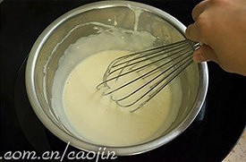 The practice measure of cake of light cheese of dough made with boiling water 6