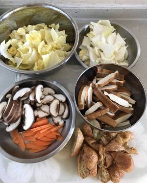 Chinese cabbage beans works the side that make stew in soy sauce (add detailed measure to pursue) practice measure 1