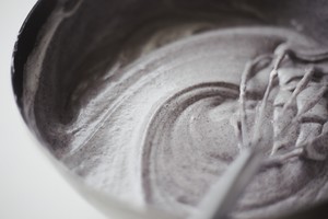 The practice measure of cake of evaporate of appetizing black rice 9
