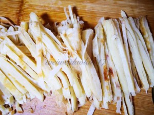 Old Beijing element fries cake (the flesh fries cake) practice measure 1