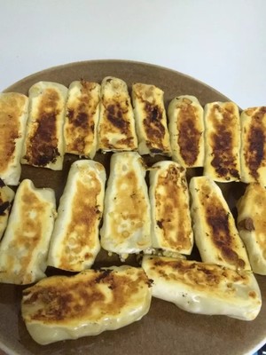 The practice measure of fried dumpling of element of pumpkin bean curd 7