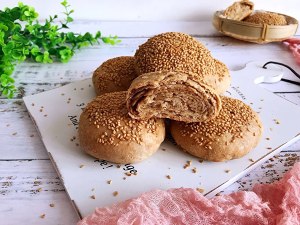 Sesame paste sesame seed cake, administrative levels is full, outside crisp in soft put cool not tough also practice measure 24