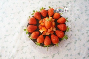 Aoliao the practice measure of fruit butter cake 17