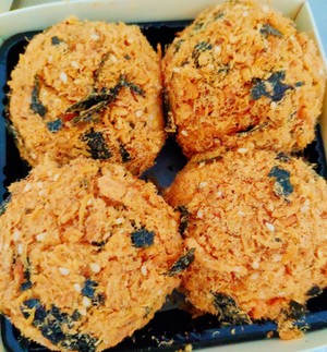 The practice measure of small shellfish of dried meat floss 13