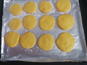 ケーキ甘くされた豆の味のカボチャ（オーブン版）実践測定3 