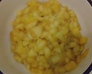 The practice measure of apple pie of skin of golden crisp dumpling 6