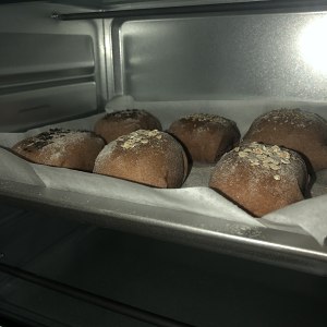 The practice move that the novice makes bread of pure black whole wheat 6