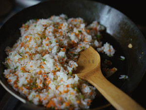 The practice measure that laver polished glutinous rice fries a meal 8