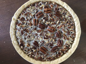 The practice measure of Pecan Pie of clique of fruit of green jade root 4