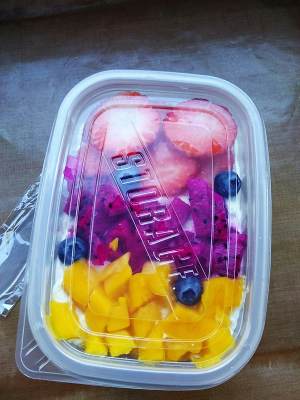 The practice measure of the cake of box of handy messtin fruit of simple quick worker 18