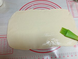 Steamed twisted roll of silk of green sweet silver (ferment) practice measure 4