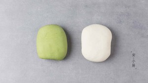 [baby cooked wheaten food] the practice measure of peasecod steamed bread 2