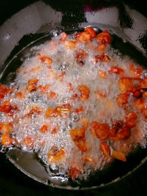 The practice measure of the man of hot pepper chicken that exceeds go with rice 6