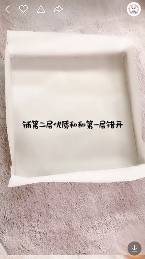 The practice measure that enters the mouth to change small cake namely 4
