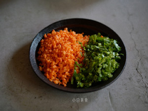 The practice measure that laver polished glutinous rice fries a meal 6