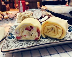 The practice measure that strawberry towel coils 7