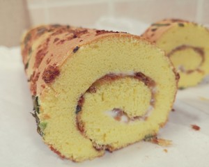 The practice measure that cake of sweet green dried meat floss coils 10