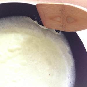 LADY M wipes tea 1000 but beautiful cake / the practice measure of 1000 cake Green Tea Mille Crepes 6