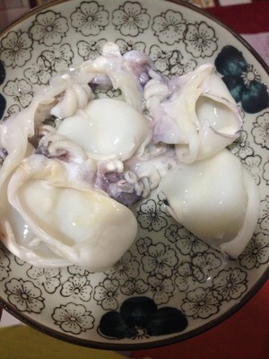 The practice measure of soup of cuttlefish pig abdomen 4