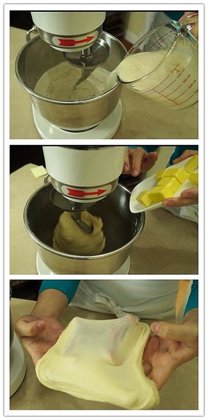 The practice measure of the fundamental biscuit Basic Bread (Loaf&Roll) that make 2