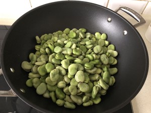 The practice measure of the water horsebean that boil 2