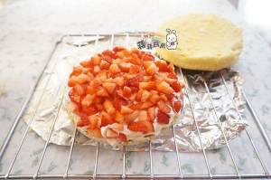 Aoliao the practice measure of fruit butter cake 9