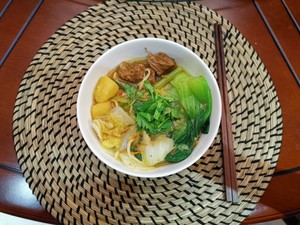 The face that put bowl (northwest noodles in soup) practice measure 9