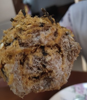 The practice measure that dried meat floss of residue from bean after making soya-bean milk includes 6