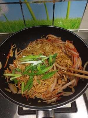 The practice measure that fries noodle 9