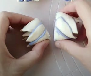 The practice measure of double lubricious beautiful steamed bread 11