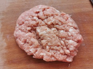 The practice measure of dumpling of shepherd's purse pork 3