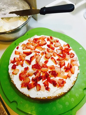 Fruit butter [birthday cake] practice measure 5