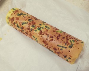 The practice measure that cake of sweet green dried meat floss coils 9