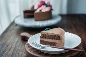 Cake of full-bodied chocolate Mu Si (6 inches) practice measure 22