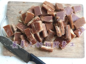 Jujube of brown sugar ginger creams, do not add a water to stew the practice move that make 3