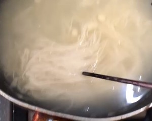 Simple and delicious the practice measure of the breakfast dry noodles served with soy sauce that makes easily 6