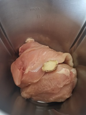 The practice measure of face of chicken of summer meat reducing weight 1