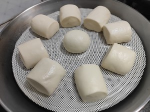 水分補給法、後味は酵母、蒸しパンを簡単に作る練習の動きを発酵させる15